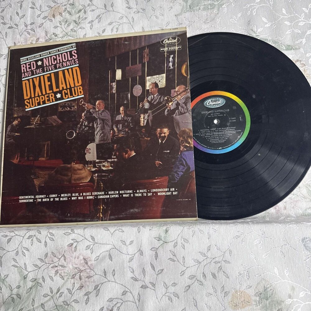 RED NICHOLS: dixieland supper club CAPITOL 12" LP 33 RPM